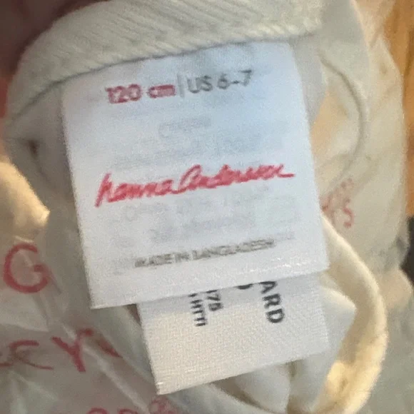 Hanna Andersson Cream Tulle Dress* size is 6/7 - Picture 2 of 7